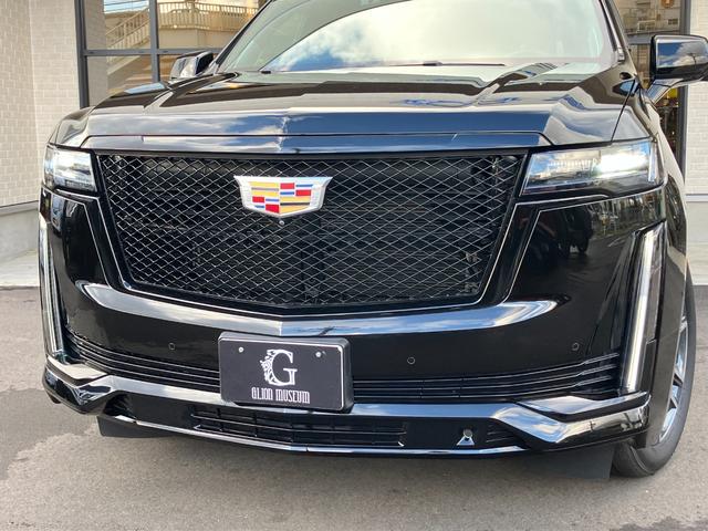 キャデラックエスカレード スポーツ 2021y・正規ディーラー車・ワンオーナー・自社管理ユーザー様・メーカー延長保証令和8年9月・整備記録簿R4 R5 R6 R7(D整備)・4WD ブラックレザー AKG36スピーカー カープレイ(13枚目)
