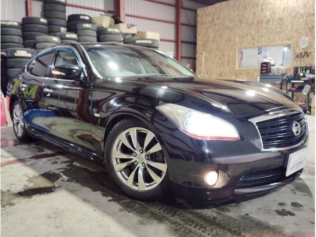 フーガ 250GT Aパッケージ 純正ナビ フルセグ バック・サイドカメラ 横滑り防止機能 クルーズコントロール ステアスイッチ ETC PWシート ユーザー買取 走行メーターチェック済 車高調 社外マフラー・テール HID フォグ(12枚目)