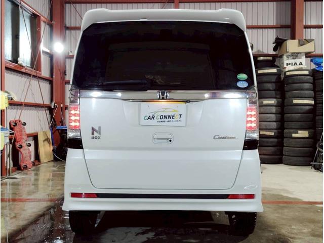 N-BOXカスタム G・Lパッケージ パワースライドドア 社外ナビ バックカメラ 地デジ HID フォグ ホンダスマートキー プッシュスタート 前席シートヒーター ビルトインETC 社外AW オートエアコン PS PW ABS(22枚目)
