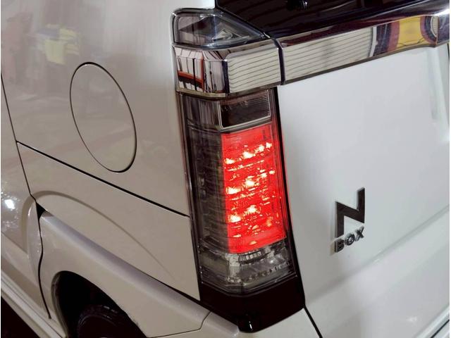 N-BOXカスタム G・Lパッケージ パワースライドドア 社外ナビ バックカメラ 地デジ HID フォグ ホンダスマートキー プッシュスタート 前席シートヒーター ビルトインETC 社外AW オートエアコン PS PW ABS(34枚目)