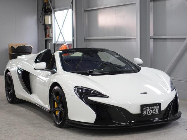 ６５０Ｓ スパイダー　左Ｈ／スポエキ／純正カーボンオプション（Ｆバンパー／サイドインテーク／インテリアパネル／ハンドル／ドアブレード）／スポーツエギゾースト／ＯＰ鍛造／ステルス／フロントリフト／プロテクション施工済（3枚目）