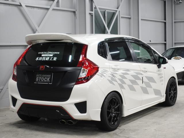 フィット ＲＳ　ＮＯＢＬＥＳＳＥフルエアロ／ＢＬＩＴＺマフラー／ＣＵＳＣＯ車高調／ＺＥＲＯＦＩＧＨＴＥＲ　ＥＣＵ＆パワーチャンバー／無限グリル／ＷｅｄｓＳｐｏｒｔ１６インチアルミ／跳上リアスポイラー（8枚目）