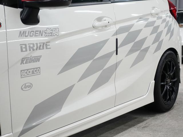 フィット ＲＳ　ＮＯＢＬＥＳＳＥフルエアロ／ＢＬＩＴＺマフラー／ＣＵＳＣＯ車高調／ＺＥＲＯＦＩＧＨＴＥＲ　ＥＣＵ＆パワーチャンバー／無限グリル／ＷｅｄｓＳｐｏｒｔ１６インチアルミ／跳上リアスポイラー（19枚目）