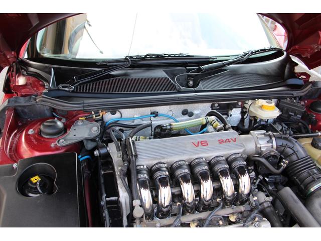 アルファGTV 3.0 V6 24V GTA用17AW コニーショック フロントパイプ マフラーOEM製 ルーフライナーABCピラー張替え 外リアスポイラー 外キーレス 外シフトノブ HIDヘッドライト(41枚目)