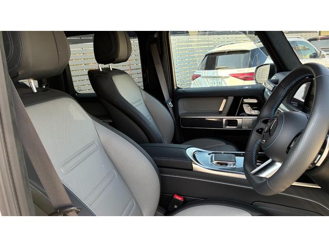 Ｇクラス Ｇ５８０　ウィズＥＱテクノロジーエディション１　レーダーセーフティパッケージ　ブラインドスポットアシスト　運転席助手席メモリー機能付パワーシート　シートヒーター　レザーシート　ブラックアルミホイール　デジタルテレビ　オパリスホワイトマグノ　タイプＣ（22枚目）