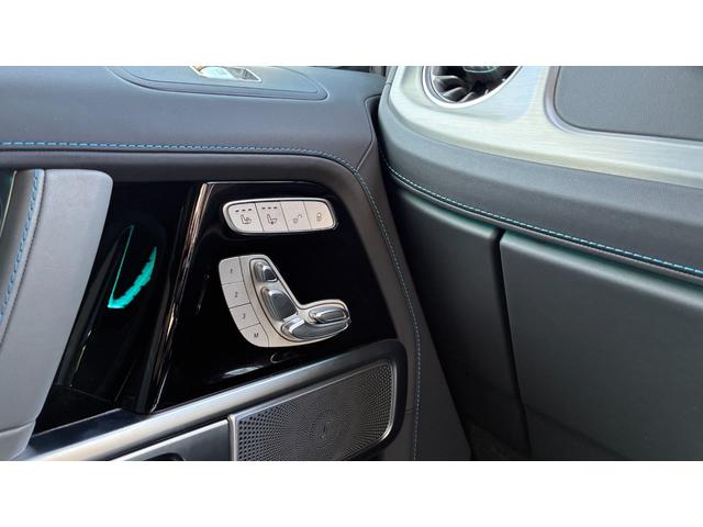 Ｇクラス Ｇ５８０　ウィズＥＱテクノロジーエディション１　レーダーセーフティパッケージ　ブラインドスポットアシスト　運転席助手席メモリー機能付パワーシート　シートヒーター　レザーシート　ブラックアルミホイール　デジタルテレビ　オパリスホワイトマグノ　タイプＣ（31枚目）