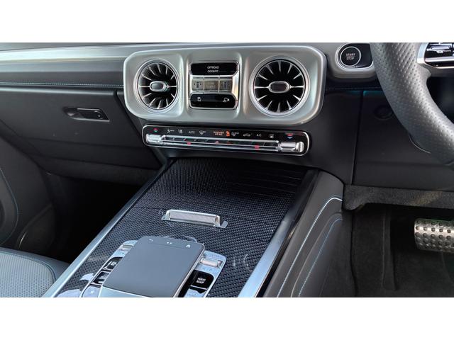 Ｇクラス Ｇ５８０　ウィズＥＱテクノロジーエディション１　レーダーセーフティパッケージ　ブラインドスポットアシスト　運転席助手席メモリー機能付パワーシート　シートヒーター　レザーシート　ブラックアルミホイール　デジタルテレビ　オパリスホワイトマグノ　タイプＣ（36枚目）