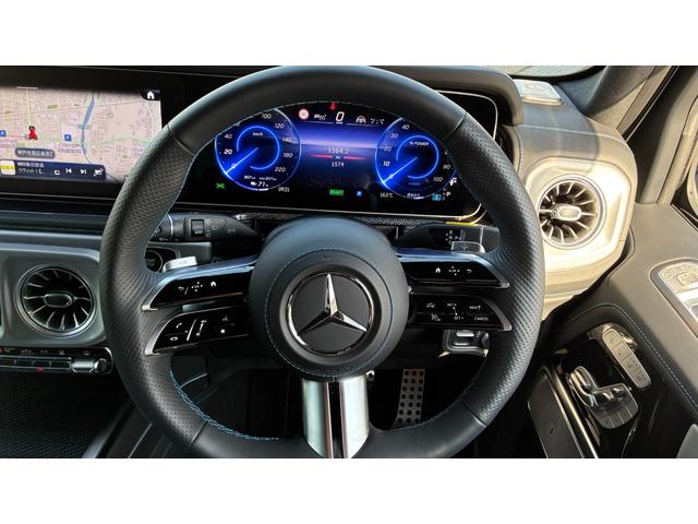 Ｇクラス Ｇ５８０　ウィズＥＱテクノロジーエディション１　レーダーセーフティパッケージ　ブラインドスポットアシスト　運転席助手席メモリー機能付パワーシート　シートヒーター　レザーシート　ブラックアルミホイール　デジタルテレビ　オパリスホワイトマグノ　タイプＣ（38枚目）
