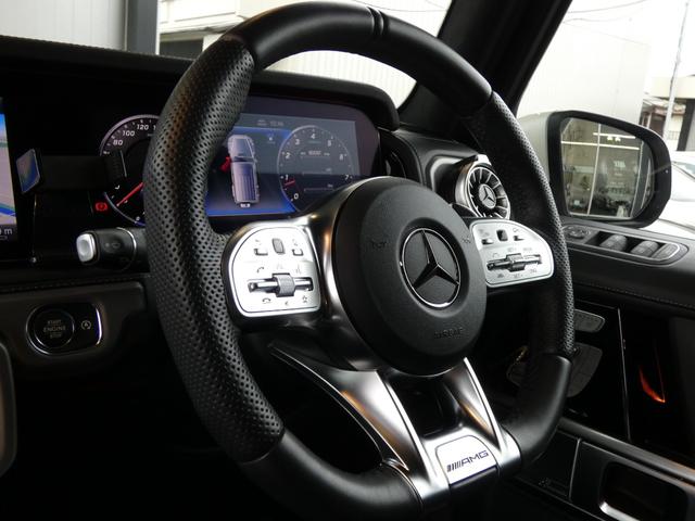 Ｇクラス Ｇ６３　ＡＭＧレザーエクスクルーシブパッケージ　黒ナッパ革　アダプティブダンピング　ＳＲ　シートヒーター　ベンチレーション　リラクゼーション　ＲＳＰ　純正ＨＤＤナビ　地デジ　全周Ｃ　ブルメスター　ＡＭＧ２０ＡＷ　禁煙　右Ｈ　正規Ｄ車（9枚目）