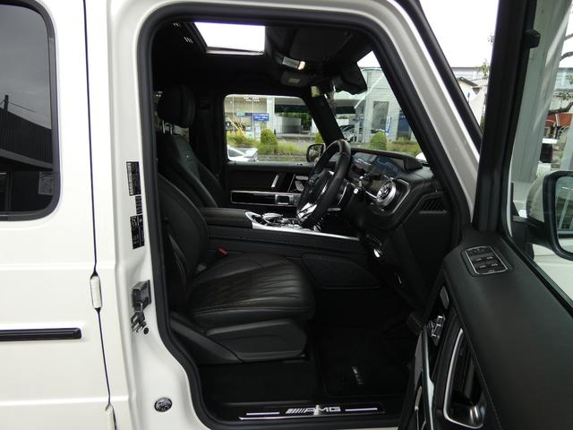 Ｇクラス Ｇ６３　ＡＭＧレザーエクスクルーシブパッケージ　黒ナッパ革　アダプティブダンピング　ＳＲ　シートヒーター　ベンチレーション　リラクゼーション　ＲＳＰ　純正ＨＤＤナビ　地デジ　全周Ｃ　ブルメスター　ＡＭＧ２０ＡＷ　禁煙　右Ｈ　正規Ｄ車（15枚目）