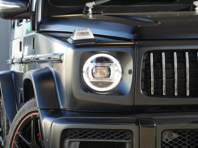 Ｇクラス Ｇ６３　ＡＭＧレザーエクスクルーシブパッケージ　黒革　アダプティブＤ　ＳＲ　エディションマットブラック仕様　シートヒーター　ベンチレーター　リラクゼーション　ＲＳＰ　純正ナビ　地デジ　全周カメラ　ブルメスター　ＡＭＧ２２ＡＷ　禁煙　右Ｈ　正規Ｄ車（3枚目）