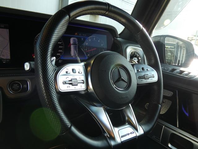 Ｇクラス Ｇ６３　ＡＭＧレザーエクスクルーシブパッケージ　黒革　アダプティブＤ　ＳＲ　エディションマットブラック仕様　シートヒーター　ベンチレーター　リラクゼーション　ＲＳＰ　純正ナビ　地デジ　全周カメラ　ブルメスター　ＡＭＧ２２ＡＷ　禁煙　右Ｈ　正規Ｄ車（9枚目）