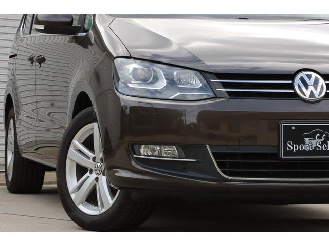 シャラン ＴＳＩ　ハイライン　Ｈレザーシート（ヒーター付）／両側パワスラ／Ｐバックドア／クルコン／ナビ／フルセグＴＶ／Ｂｌｕｅｔｏｏｔｈ対応／ＵＳＢ接続可／ＤＶＤ／ＣＤ再生可／ＥＴＣ／Ｐシート／パドルシフト／スマートキー２本（3枚目）