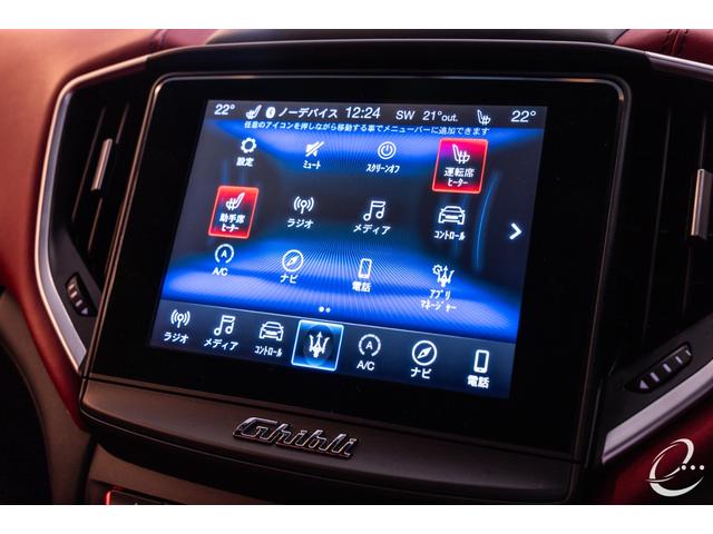 ギブリ ベースグレード　ＯＰ３９７　１２２１鍛造２２インチＡＷ　ＫＷ　Ｖ３車高調　ＥＢＭ可変マフラーリモコン　フルプレミアムレザーインテリア　ツーリングＰＫＧ　フロントバンパープロテクション（16枚目）