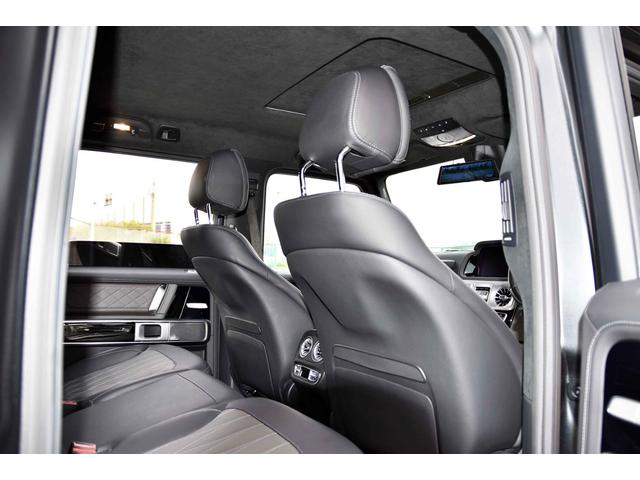 Gクラス G63 ワンオーナー  マグノナイトブラック Gマヌファクトゥーアプログラムプラス GマヌファクトゥーアインテリアP ボディ同色スペアタイヤリング マットブラック21AMG5スポークAW 電動サイドステップ(19枚目)