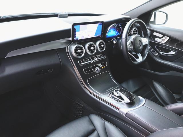 Ｃクラス Ｃ２００　アバンギャルド　ＡＭＧライン　レザーエクスクルーシブパッケージ　レーダーセーフティーパッケージ　シートヒーター　パワーシート　トランクスルー　フロアマット　コネクテッド機能　ナビ　音楽プレーヤー接続　Ｂｌｕｅｔｏｏｔｈ接続　ＴＶ（11枚目）