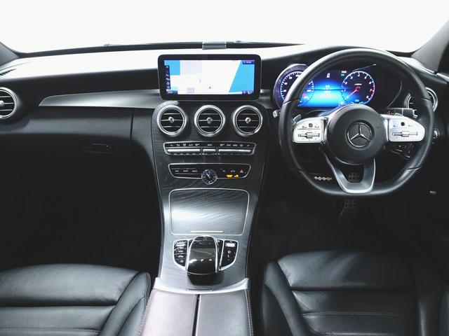 Ｃクラス Ｃ２００　アバンギャルド　ＡＭＧライン　レザーエクスクルーシブパッケージ　レーダーセーフティーパッケージ　シートヒーター　パワーシート　トランクスルー　フロアマット　コネクテッド機能　ナビ　音楽プレーヤー接続　Ｂｌｕｅｔｏｏｔｈ接続　ＴＶ（12枚目）
