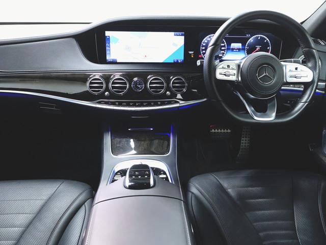 Sクラス S400d スポーツリミテッド エクスクルーシブパッケージ シートヒーター シートエアコン パワーシート フロアマット コネクテッド機能 ナビ 音楽プレーヤー接続 Bluetooth接続 TV ETC サンルーフ・ガラスルーフ(12枚目)