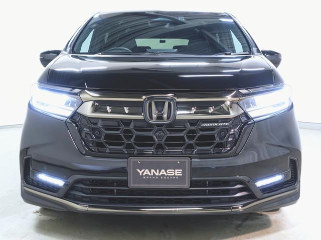 オデッセイハイブリッド e:HEVアブソルート EX ブラックエディション シートヒーター パワーシート オットマン 3列シート トランクスルー フロアマット ナビ CD 音楽プレーヤー接続 Bluetooth接続 TV DVD再生 ETC LEDヘッドライト 電動リアゲート(2枚目)