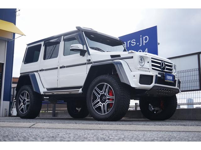 Ｇクラス Ｇ５５０　４ｘ４スクエアード　４ＷＤ　正規ディーラー車　デジーノハーフレザー　ドライカーボン製オーバーフェンダー　ツインサスペンション　ＡＭＰ電動サイドステップ　ハイグロスペイント２２インチＡＷ　ＡＭＧエキゾーストマフラー　９インチモニター　特別装備仕様車（75枚目）