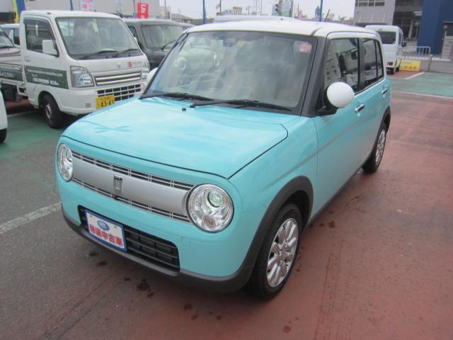 スズキ アルトラパン ｘ クールで可愛い青白ツートン シックな内装が