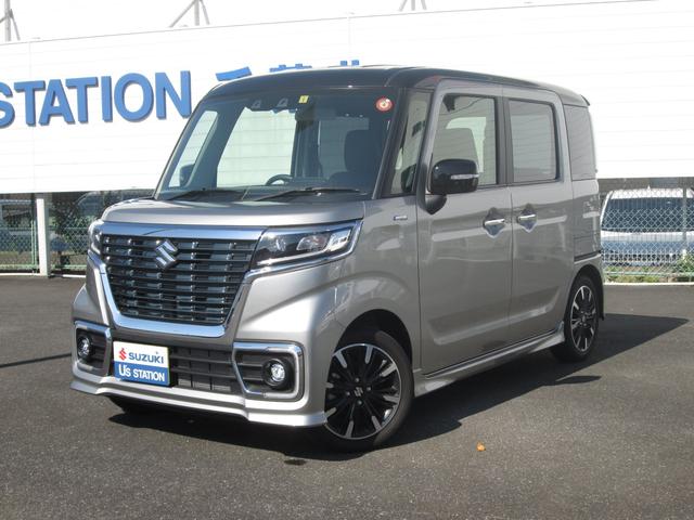スズキ スペーシアカスタムカスタム ｈｙｂｒｉｄ ｘｓ ２型 衝突被害軽減ブレーキの中古車 車体価格162万円 21 令和3 年式 走行0 2万キロ 車体色スチールシルバーメタリック ブラック２トーン 千葉県千葉市稲毛区長沼原町３７ １ 株 スズキ自販千葉 ｕ ｓ
