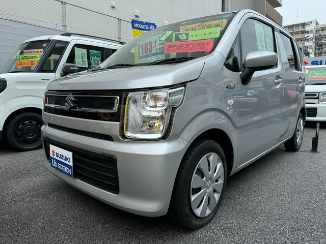 沖縄県の中古車ならワゴンＲ ＨＹＢＲＩＤ　ＦＸ　２型