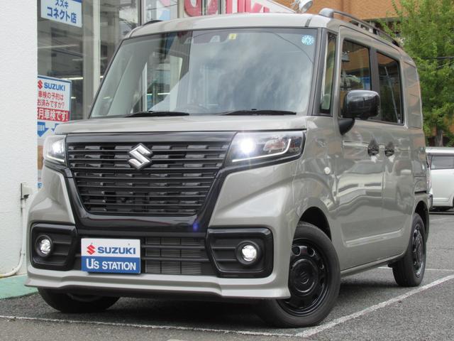 スズキ スペーシアベース ＸＦ／全方位カメラ・衝突被害軽減ブレーキ・右側電動スライド　禁煙車・スマートキー・電動格納ドアミラー・パワーステアリング・パワーウィンドウ・オートライト・フルフラット・アダクティブクルーズコントロール