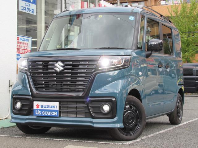 スズキ スペーシアベース ＸＦ／全方位カメラ・衝突被害軽減ブレーキ・右側電動スライド　禁煙車・スマートキー・電動格納ドアミラー・パワーステアリング・パワーウィンドウ・展示・試乗車・オートライト・安全装置搭載