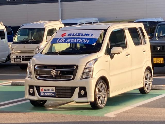 スズキ ワゴンＲスティングレー スティングレー　ＨＹＢＲＩＤ　Ｔ　３型　前後衝突被害軽減