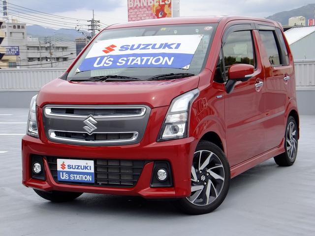 スズキ ワゴンＲスティングレー スティングレー　２５周年記念車　ＨＹＢＲＩＤ　Ｘリミテッド　ドライブレコーダー、　バックカメラ、　オートライト、　Ｂｌｕｅｔｏｏｔｈ、　純正ナビ、　プッシュスタート、　シートヒーター、　オートエアコン、　ＥＴＣ、　ワンオーナー、　衝突被害軽減システム