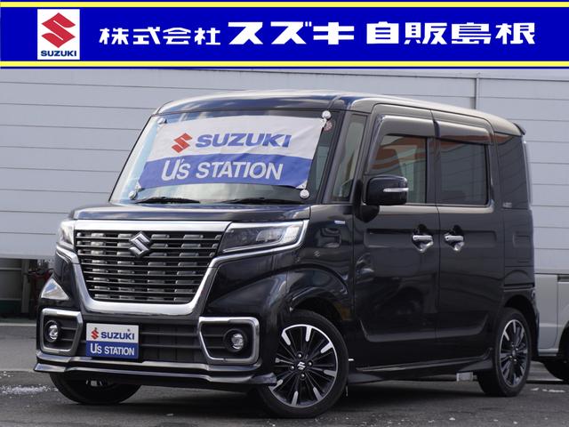 ハイブリッドＸＳ　４ＷＤ　衝突被害軽減ブレーキ　ナビ付　カスタム　ＨＹＢＲＩＤ　ＸＳ　４ＷＤ　デュアルセンサーブレーキサポート　後退時ブレーキサポート　ナビゲーション　両側電動スライドドア　オートライト　シートヒーター