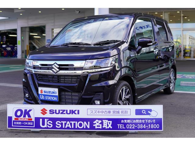 スズキ ワゴンＲカスタムＺ ＨＹＢＲＩＤ　ＺＴ　３型　４ＷＤ　全方位カメラパッケージ