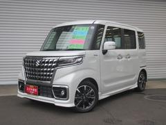 スズキ　スペーシアカスタム　ＨＹＢＲＩＤ　ＸＳターボ　電動スライドドア　ブレーキサポート