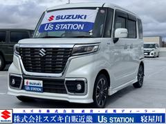 スズキ　スペーシアカスタム　カスタムＨＹＢＲＩＤ　ＸＳ　ＯＫ保証プレミアム　サポカー