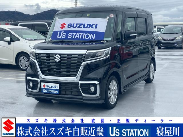 スズキ スペーシアカスタム カスタム　ＨＹＢＲＩＤ　ＧＳ　ＯＫ保証