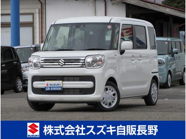 スペーシア(スズキ) ＨＹＢＲＩＤ　Ｘ　４ＷＤ　両側電動スライドドア 中古車画像