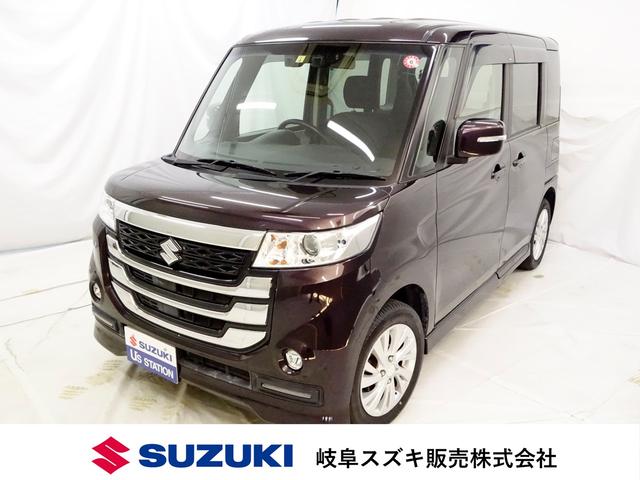 スズキ スペーシアカスタムＺ カスタムＺＤＣブレーキＳ　ナビＴＶ　バックカメラ両側電スラ　認定中古車