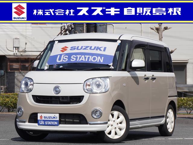 ムーヴキャンバス Ｇメイクアップ　４ＷＤ　ＥＴＣ　ナビ　両側電動スライドドア　４ＷＤ　ＥＴＣ　ナビ　両側電動スライドドア　ＬＥＤヘッドライト　プッシュスタート　スマートキー　オートライト　Ｂｌｕｅｔｏｏｔｈ　オートエアコン　衝突被害軽減システム　アイドリングストップ