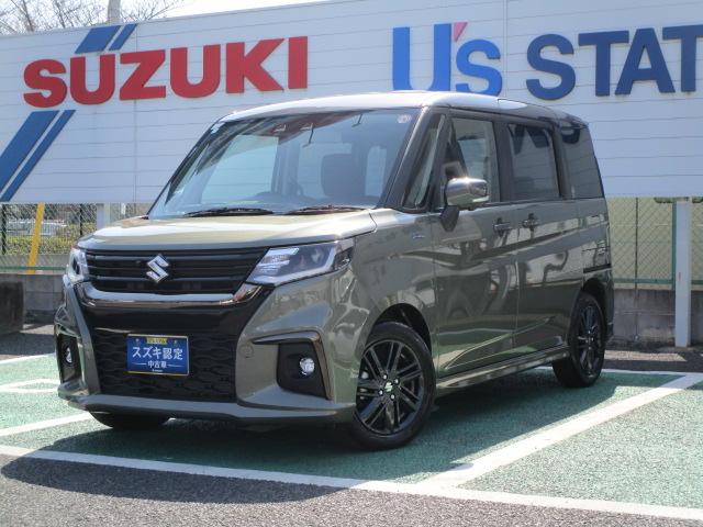 スズキ ソリオ ＨＹＢＲＩＤ　ＳＺ　全方位９インチナビ　衝突被害軽減ブレーキ