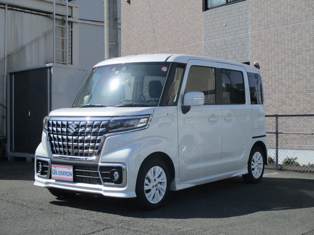 スズキ スペーシアカスタム カスタム　ＨＹＢＲＩＤ　ＧＳ　３型　４ＷＤ　ＣＶＴ車