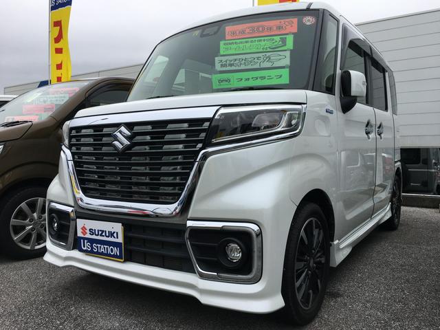 沖縄県の中古車ならスペーシアカスタム カスタム　ＨＹＢＲＩＤ　ＸＳ　ＭＫ５３Ｓ