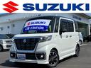 スペーシアカスタム ＨＹＢＲＩＤ　ＸＳ　ナビ　ＥＴＣ　ドラレコ　バックカメラ　両側電動スライド　オートライト　Ｂｌｕｅｔｏｏｔｈ　シートヒーター　禁煙車　スズキセーフティーサポート　アイドリングストップ　盗難防止システム　横滑り防止機能（1枚目）