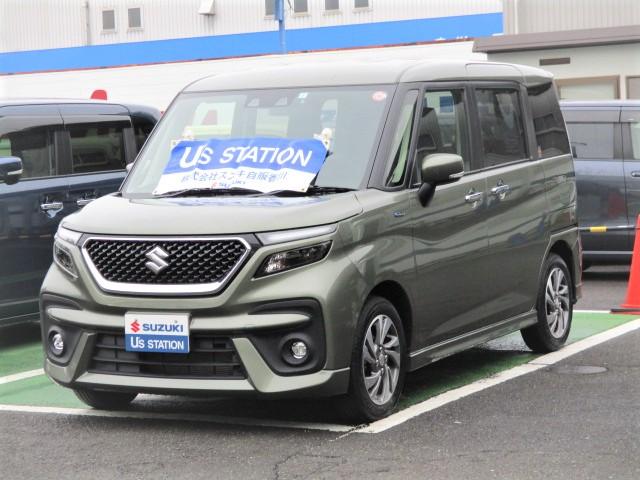 ソリオバンディット(スズキ) バンディット　ＨＹＢＲＩＤ　ＳＶ　オーディオレス　前後軽減Ｂ　５ＡＧＳ、オーディオレス車、前後自動衝 中古車画像