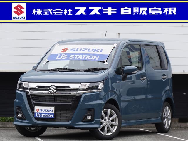 スズキ ワゴンＲカスタムＺ カスタムＺ　ＨＹＢＲＩＤ　ＺＸ　４ＷＤ　前席シートヒーター　４ＷＤ　デュアルカメラブレーキサポート　前席シートヒーター　リアパーキングセンサー　アダプティブクルーズコントロール　プッシュスタート　オートライト　オートエアコン　アイドリングストップ