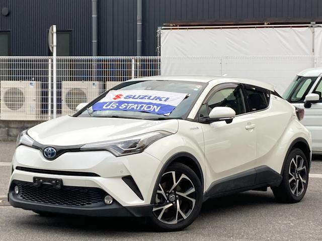 Ｃ－ＨＲ Ｇ　ナビ　バックカメラ　ＥＴＣ　前後ドラレコ付き　ドライブレコーダー　バックカメラ　オートライト　Ｂｌｕｅｔｏｏｔｈ　純正ナビ　プッシュスタート　オートエアコン　ＥＴＣ　衝突被害軽減システム　盗難防止システム　ハイブリッド車