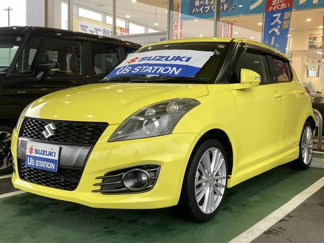 スズキ スイフトスポーツ スポーツ　新車時ＯＰ・ＨＩＤ付！　ナビ＋後カメラ＋ドラレコ♪　ドライブレコーダー　バックカメラ　オートライト　Ｂｌｕｅｔｏｏｔｈ　プッシュスタート　オートエアコン　ＥＴＣ　禁煙車　横滑り防止機能　衝突安全ボディ　盗難防止システム