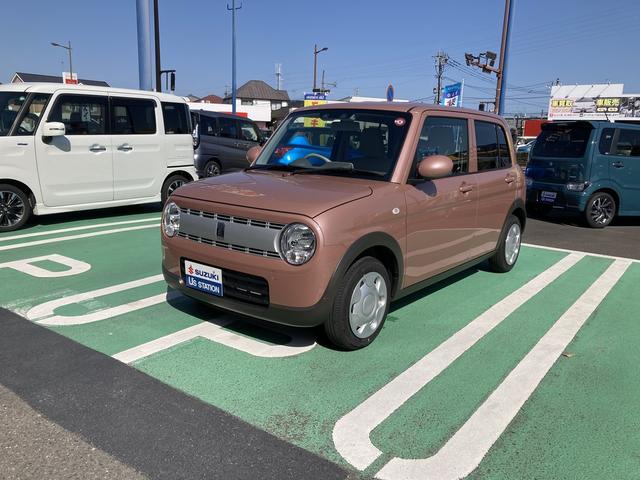 スズキ アルトラパン Ｇ　衝突被害軽減ブレーキ　エネチャージ　オーディオレス　ＣＶＴ　マニュアルエアコン　リモコンキー　キーレススタート　オートライト　シートヒーター　ショッピングフック　ヘッドライトレベライザー　ＥＳＰ