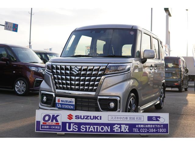 スズキ スペーシアカスタム カスタム　ＨＹＢＲＩＤ　ＸＳターボ　３型　２ＷＤ　ＣＶＴ