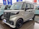 スペーシアベース ＸＦ　４ＷＤ　衝突被害軽減ブレーキ　後席右側電動スライドドア　ＬＥＤヘッドランプ　追従クルコン　プッシュスタート　シートヒーター　オートエアコン　衝突被害軽減システム　アイドリングストップ　横滑り防止機能　衝突安全ボディ　盗難防止システム（1枚目）